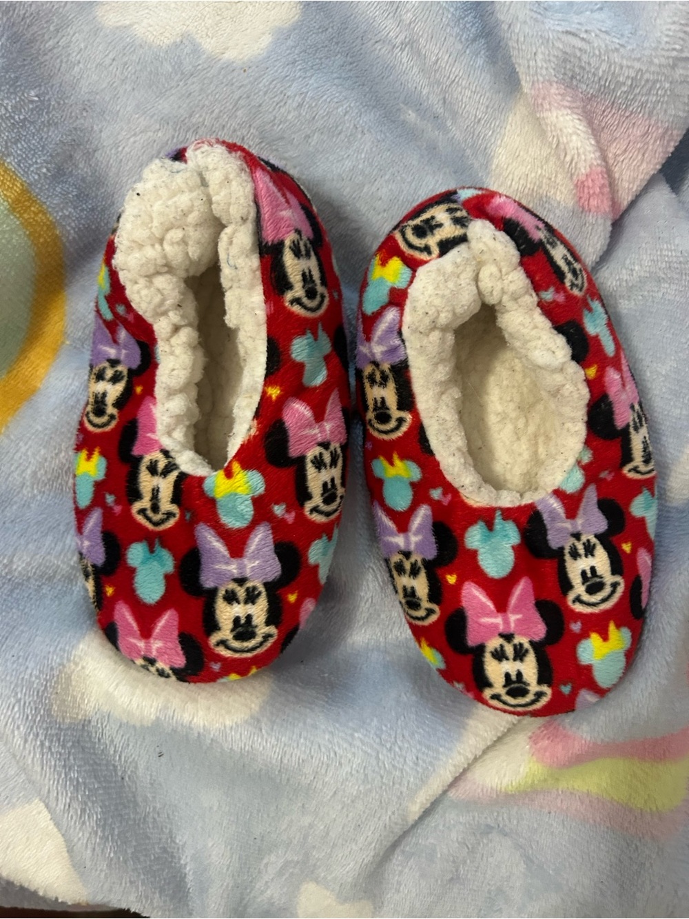 Disney Minnie Mouse Toddler Slippers